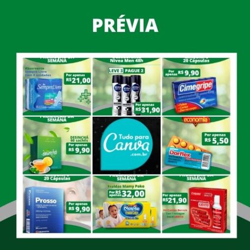 pack canva editável