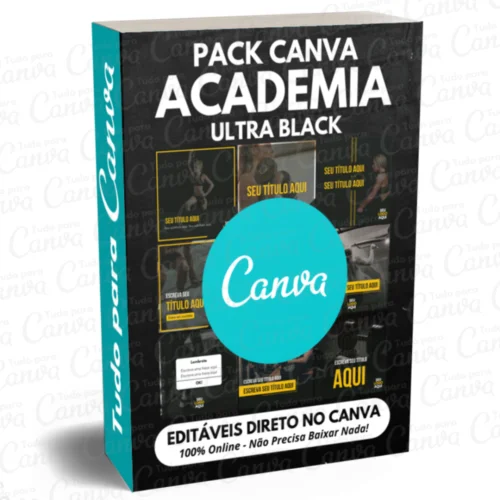 Posts para Academia 04 - Pack Canva com 20 Artes EditÃƒÂ¡veis