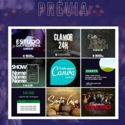 pack canva editável