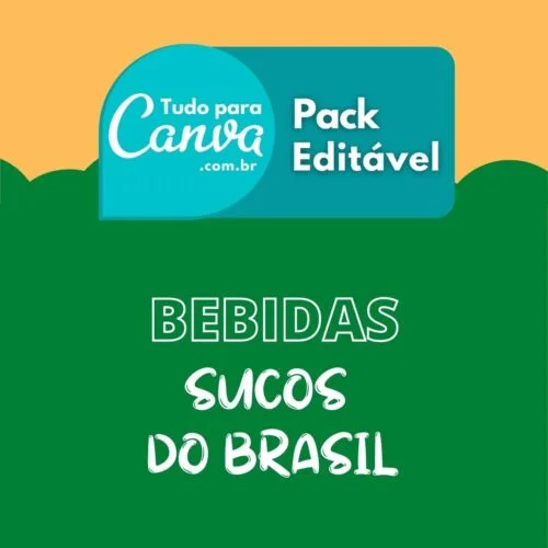 Pack Canva Editável Bebidas Sucos Do Brasil Tudo Para Canva 2198