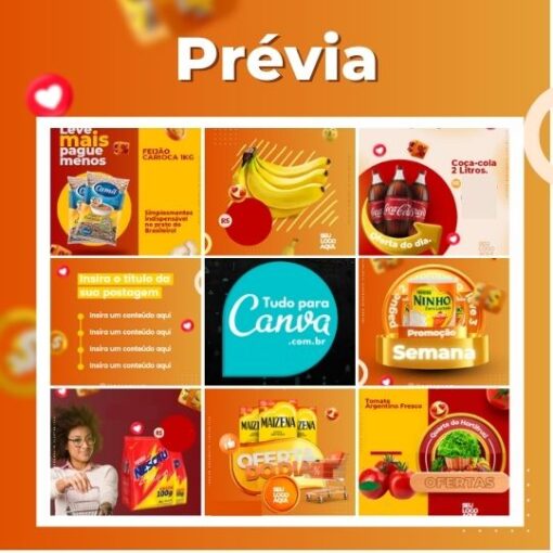 pack canva editável