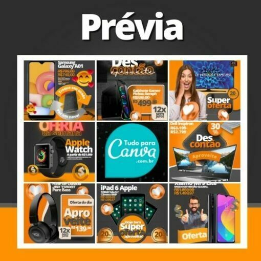 pack canva editável