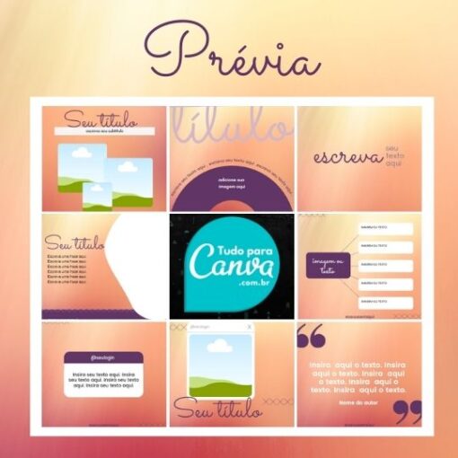 pack canva editável