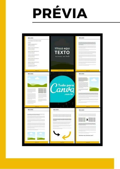 pack canva editável