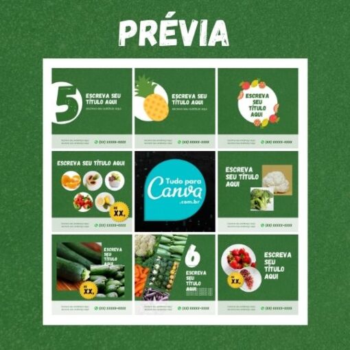 pack canva editável