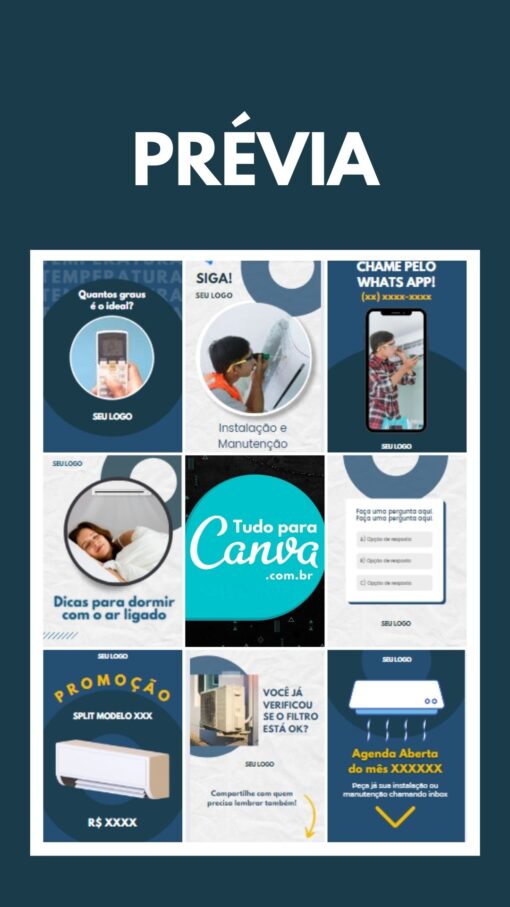 pack canva editável