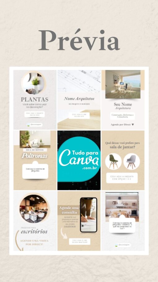 pack canva editável