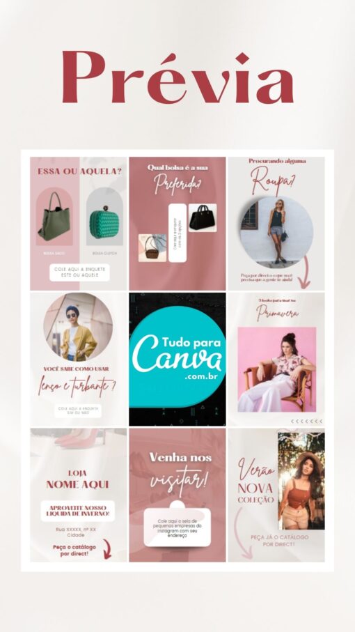 pack canva editável