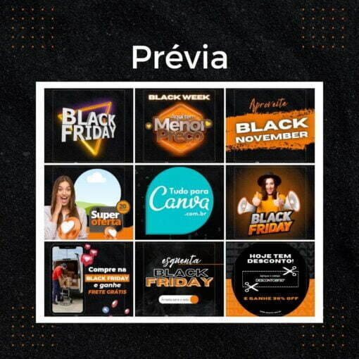 pack canva editável