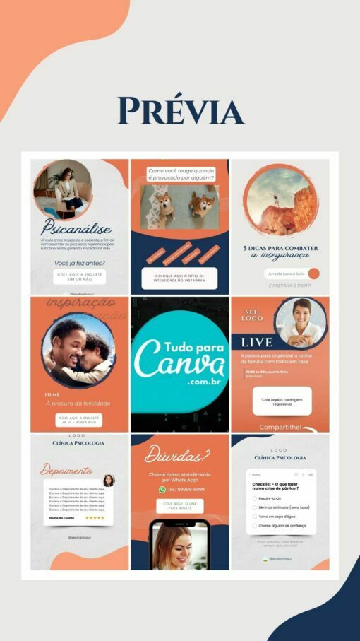 pack canva editável