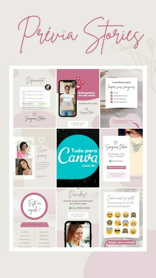 pack canva editável