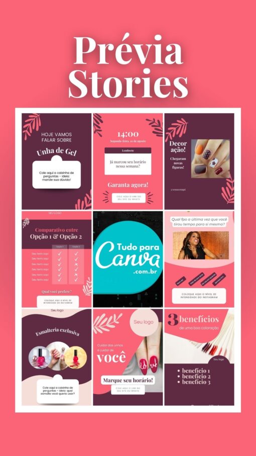 pack canva editável