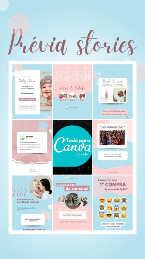 pack canva editável