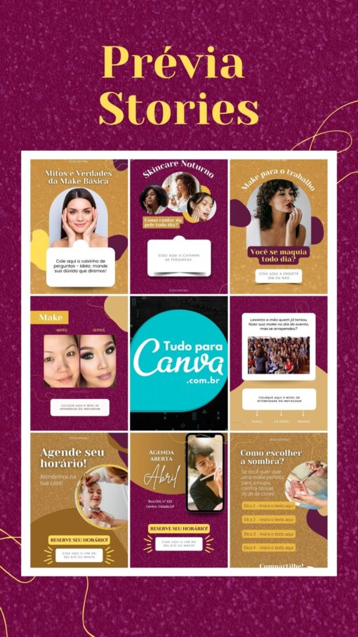 pack canva editável