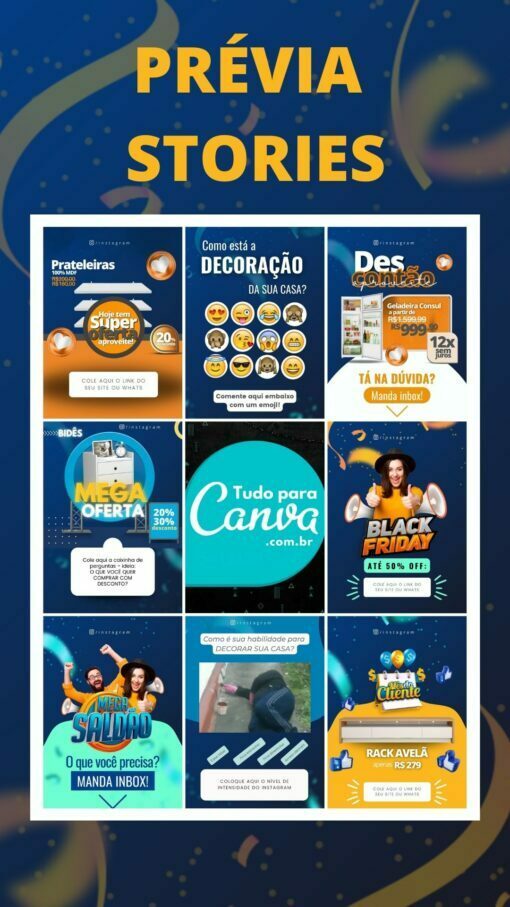 pack canva editável