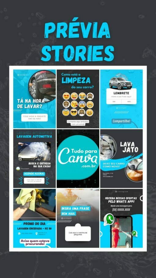 pack canva editável