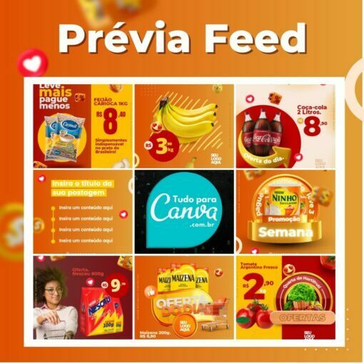 pack canva editável