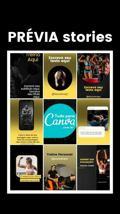 pack canva editável